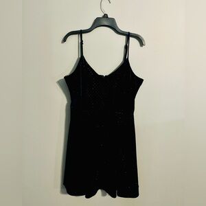 Navy blue with sparkles, junior size 17